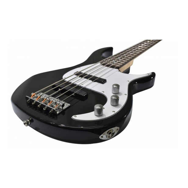 BAJO ELECTRICO 5 CUERDAS NEGRO MILESTONE 5 PEAVEY
