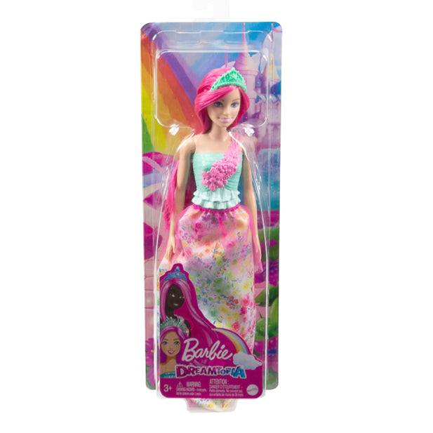BARBIE DREAMTOPIA PRINCESAS CABELLO ROSA HGR13 HGR15
