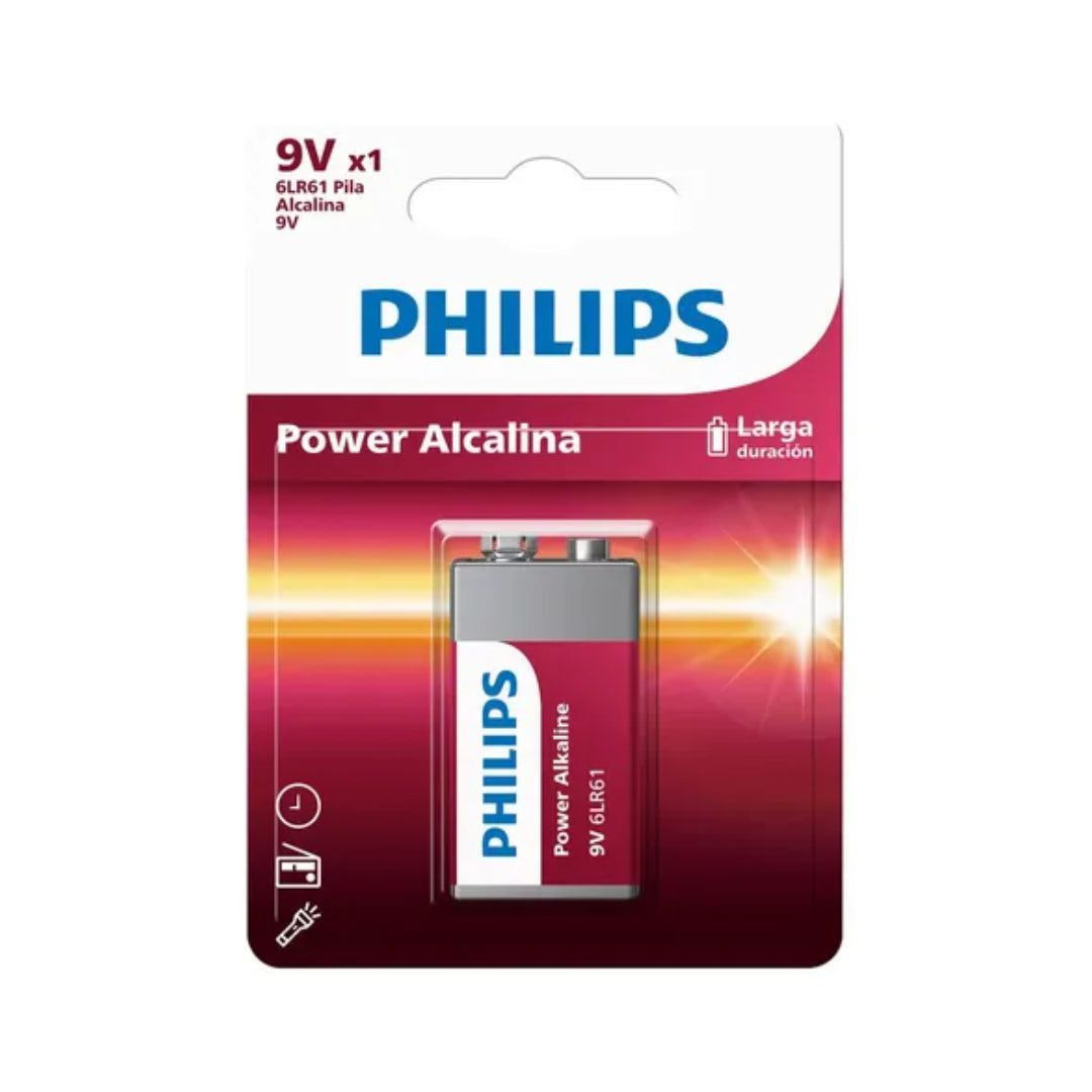 BATERIA 9V ALCALINA PHILIPS