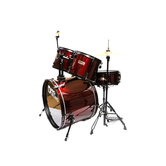 BATERIA PARA ADULTO DE 5 PIEZAS WINE RED PRO DRUMS PRD05-WR