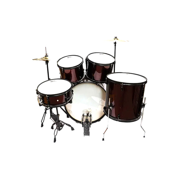 BATERIA PARA ADULTO DE 5 PIEZAS WINE RED PRO DRUMS PRD05-WR