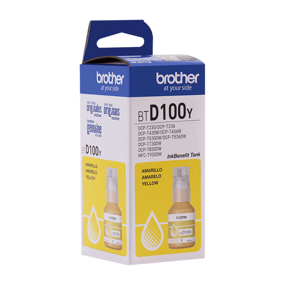 TINTA BTD100Y AMARILLA BROTHER