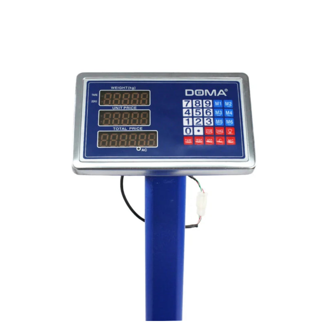 Balanza digital de plataforma plegable DOMA DM0048 de 150 kg