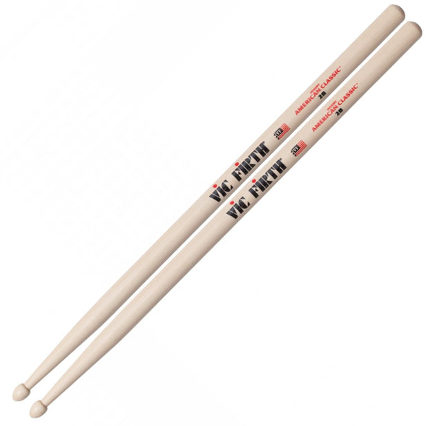 Baquetas 2B Punta De Madera Vic Firth