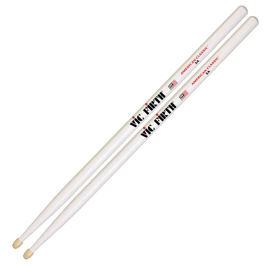 Baquetas 5AW Punta De Madera Blanca Vic Firth
