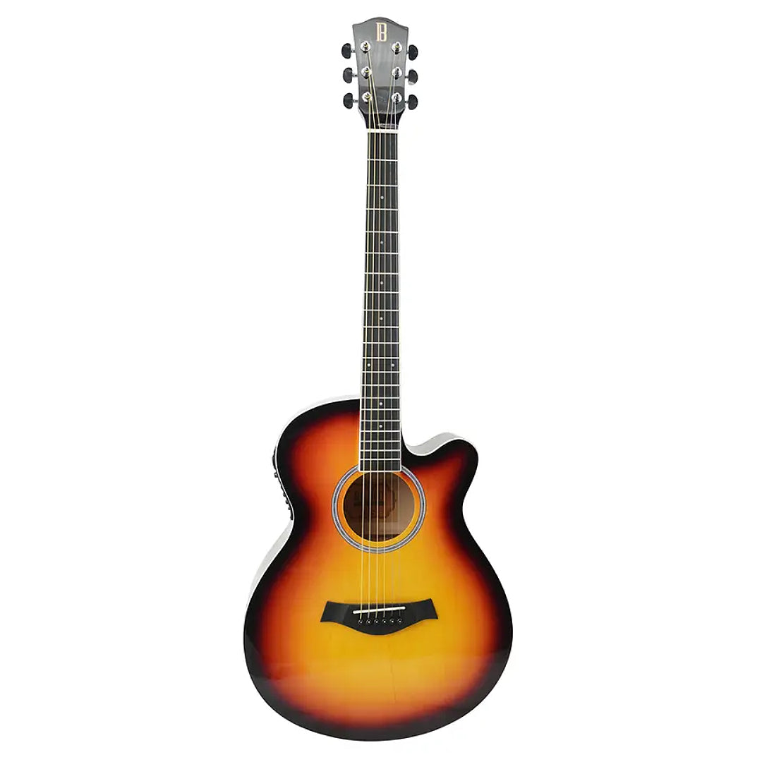 Guitarra Electroacustica 40" Bilbao Sunburst BIL-404-EQ SB