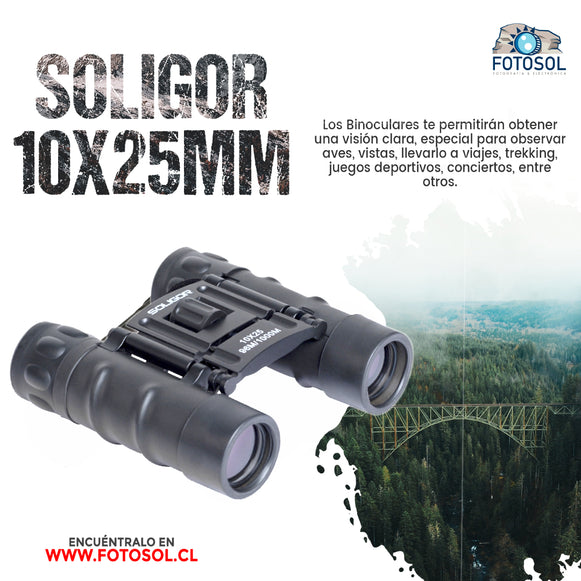 Binocular Soligor 10X 25 mm  D1007