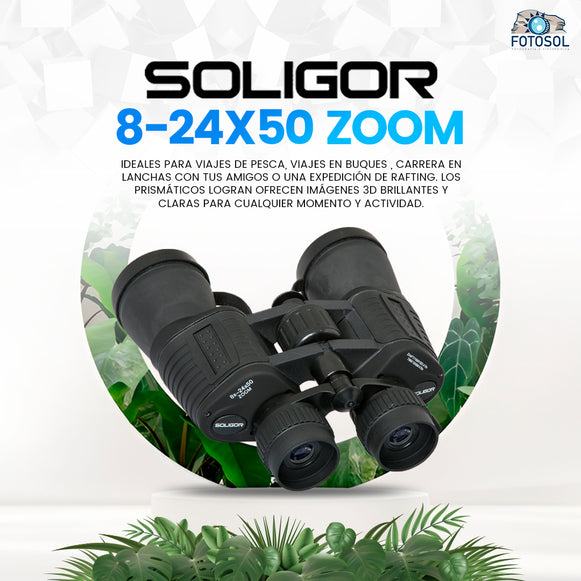 BINOCULARES 8-24X50 WILD SOLIGOR