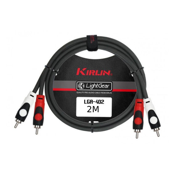 CABLE 2 RCA A 2 RCA 2M KIRLIN LGA-402