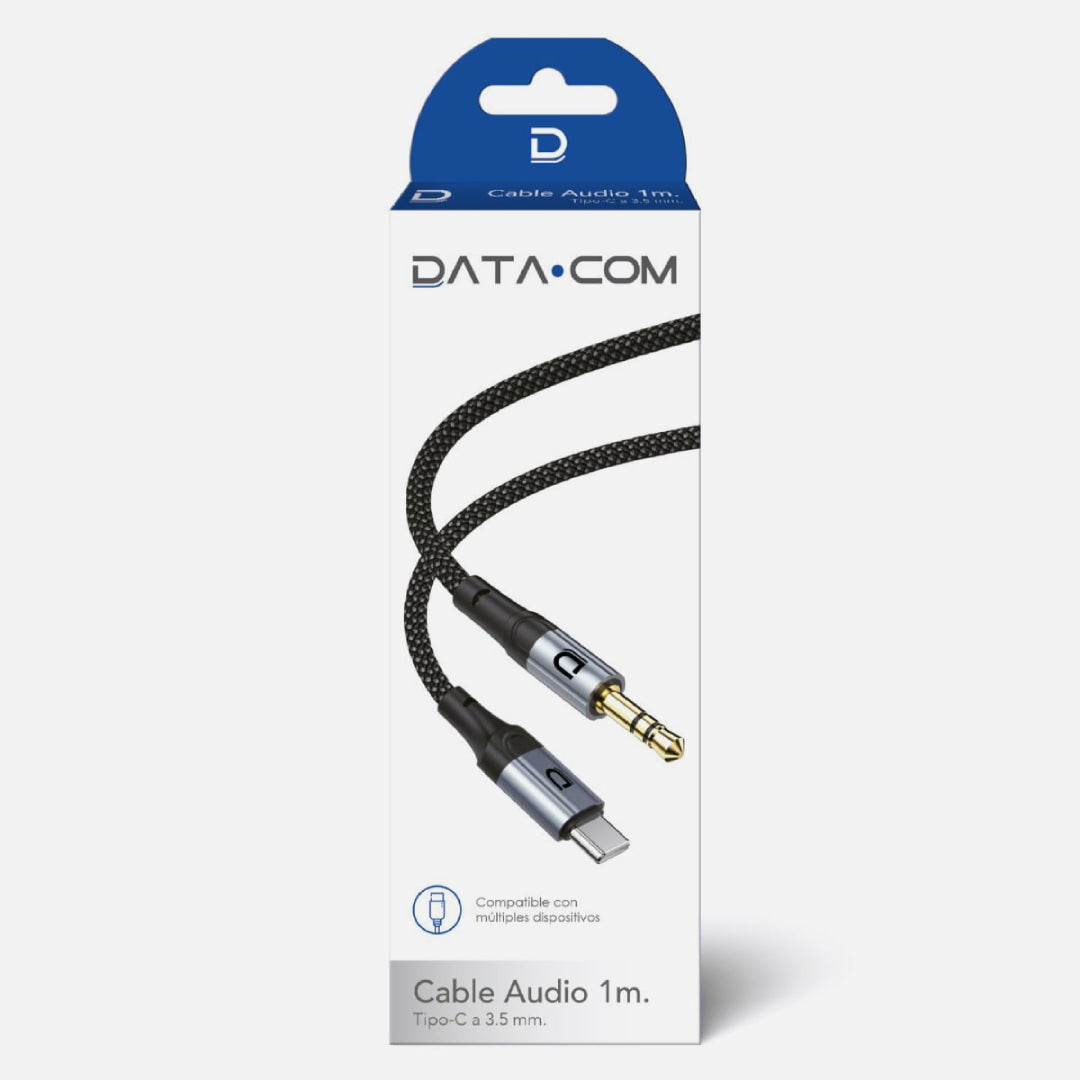 CABLE AUDIO 1M TIPO C A 3.5mm DATACOM 560792