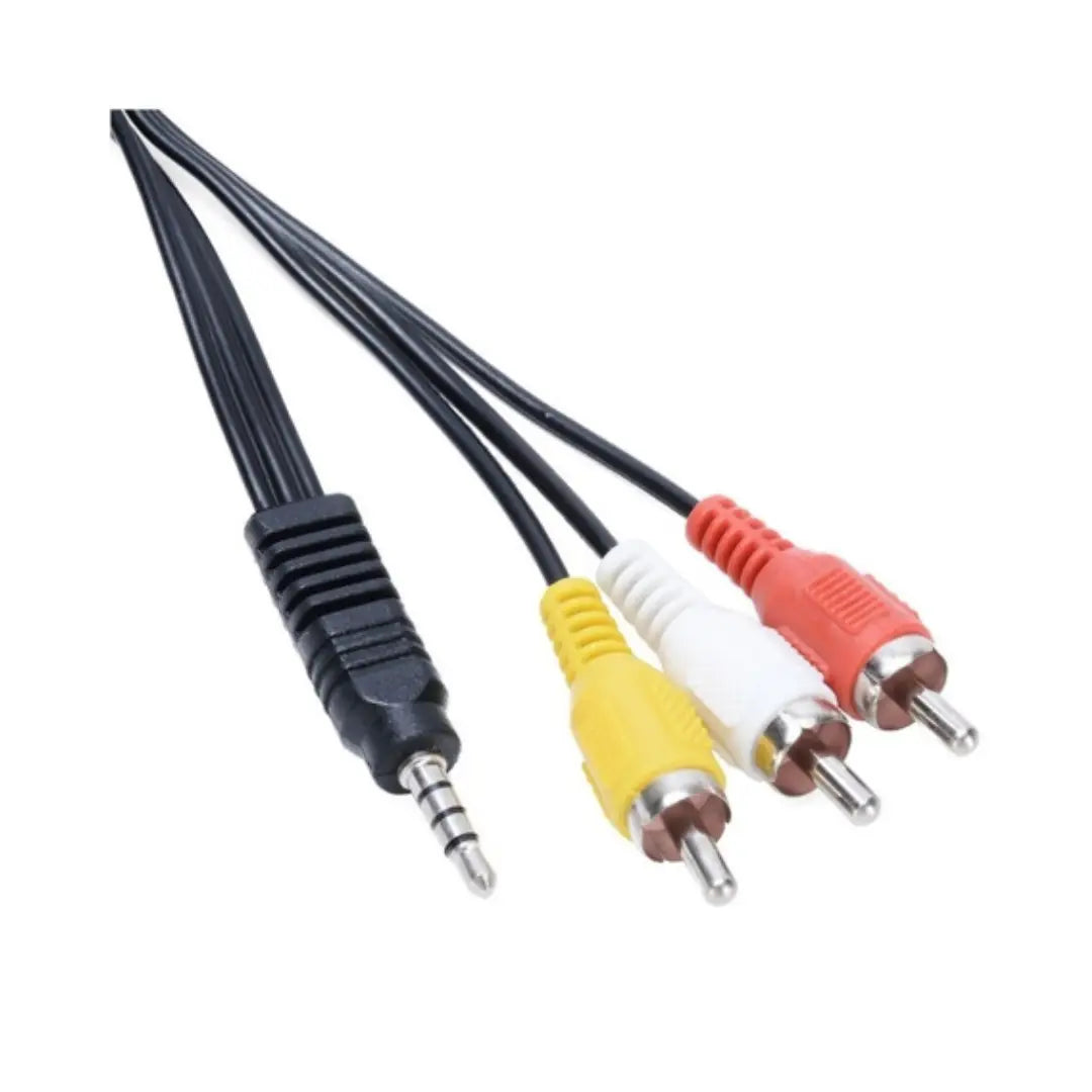 CABLE AV 3 RCA A PLUG 3.5MM