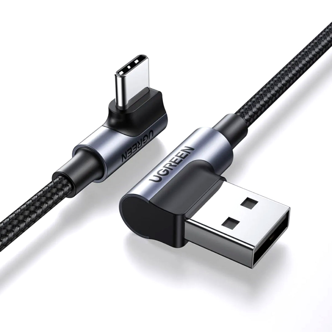 CABLE CURVO USB-A/USB-C 3A UGREEN US176