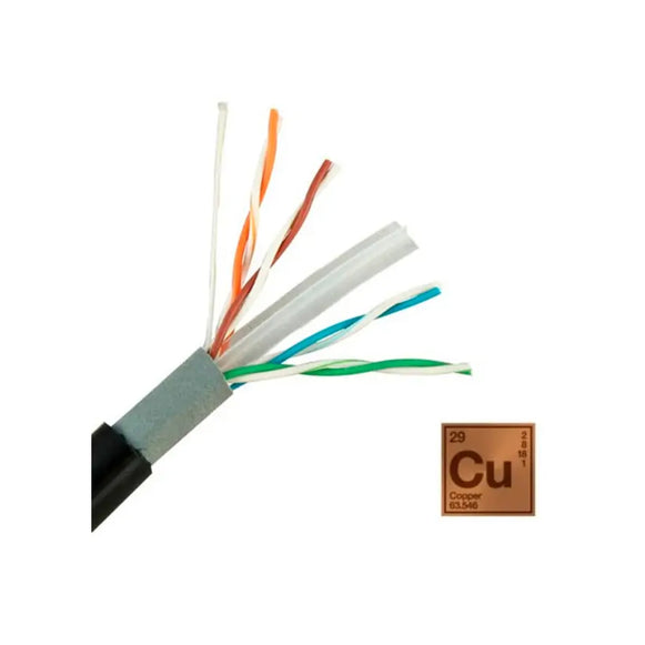 CABLE DE RED EXTERIOR CAT6 100% COBRE 305M ULINK 0210112