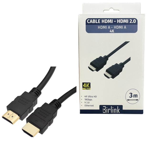 CABLE HDMI 3 METROS 4K BIRLINK BR10437