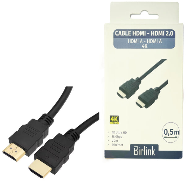 CABLE HDMI 50CM 4K BIRLINK BR10434