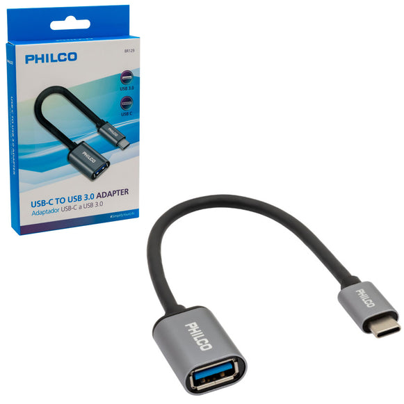 CABLE OTG USB-C A USB-A 20CM PHILCO BR129