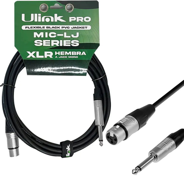 CABLE PLUG - XLR H 10M UL-MIC-LJ6010 ULINK