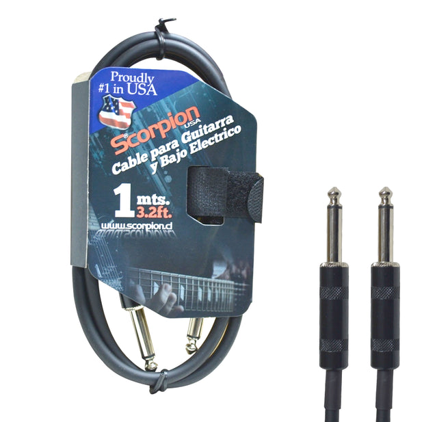 CABLE PLUG INSTRUMENTO 1 METRO SCORPION PCTA-1250
