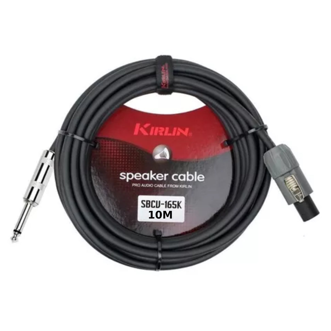 CABLE SPEAKON-PLUG 10M KIRLIN SBCV165K-10M-BK