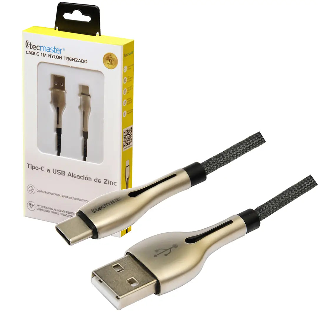 CABLE TIPO-C ZINC 18W TECMASTER TM-200528