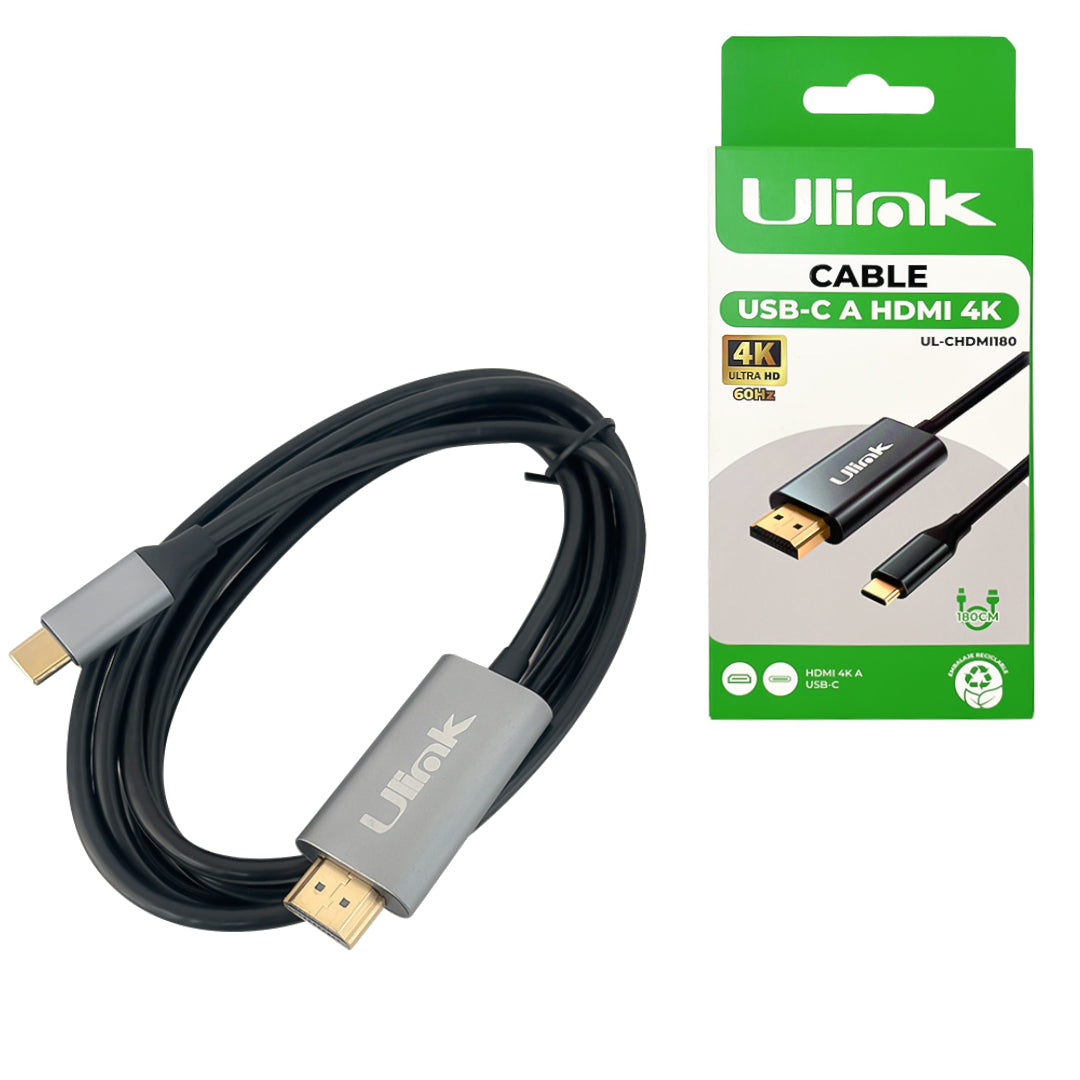 CABLE TIPO C A HDMI 4K UL-CHDMI180 ULINK