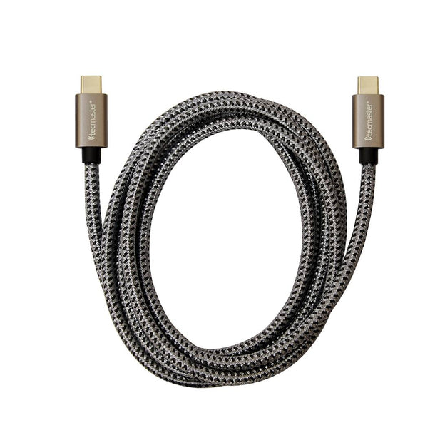 CABLE TIPO C A TIPO C TRENZADO 5A 100W TECMASTER TM-200545