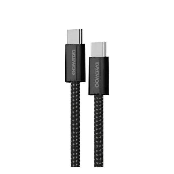 CABLE USB-C 1.8 METROS 60W DAEWOO DWCC60BK