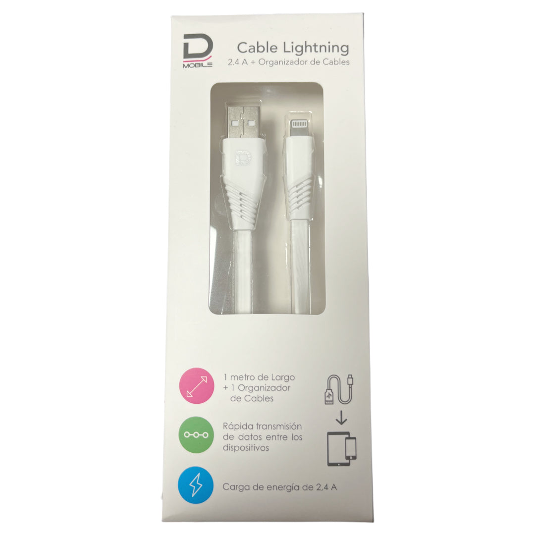 CABLE USB A LIGHTNING 1M DATACOM 506316