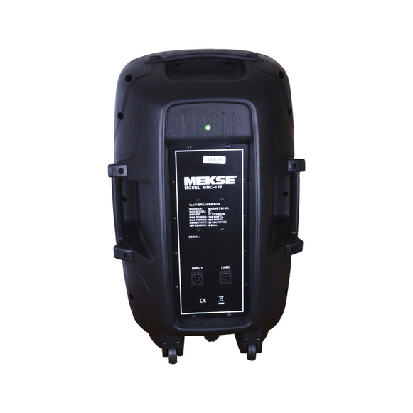 CAJA ACUSTICA PASIVA 15" C/CROSSOVER 300W 2 VIAS MEKSE