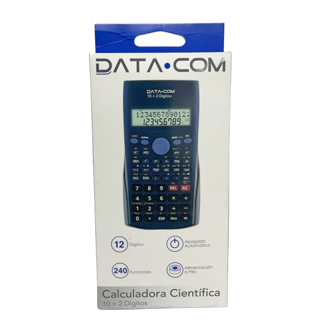CALCULADORA CIENTIFICA 12 DIGITOS DATA.COM 553265