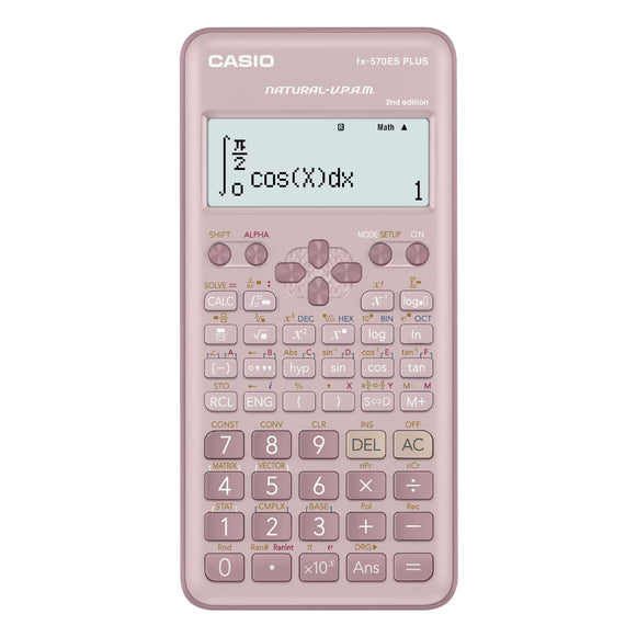 CALCULADORA CIENTIFICA FX-570ES PLUS-PK ROSA 2E CASIO