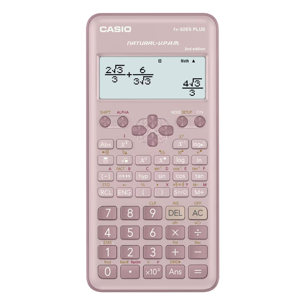 CALCULADORA CIENTIFICA FX-82ES PLUS-PK 2E ROSA CASIO