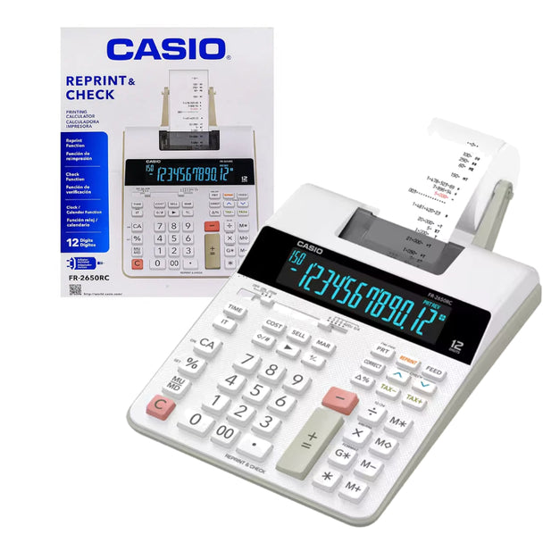 CALCULADORA IMPRESORA CASIO FR-2650RC