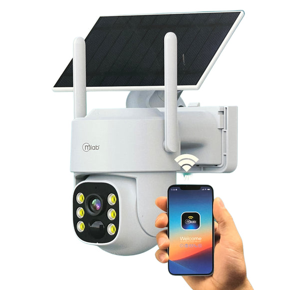CAMARA DE SEGURIDAD WIFI EXTERIOR SOLAR HEAD VISION MLAB 9464