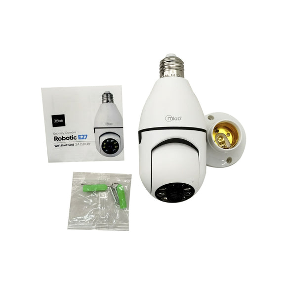 CAMARA DE SEGURIDAD WIFI ROBOTIC-E27 MLAB 9258
