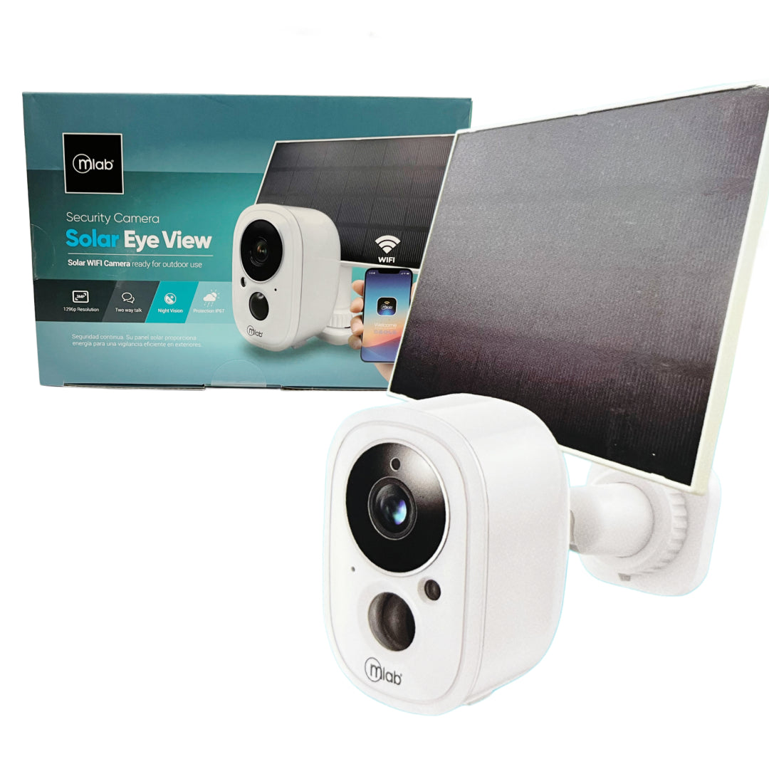 CAMARA DE SEGURIDAD WIFI SOLAR EYE VIEW MLAB 9463