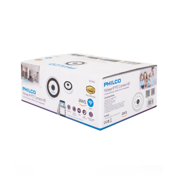 CAMARA IP OJO DE PEZ C/ALARMA PHILCO WF300