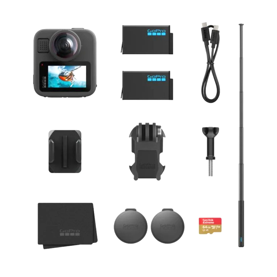 CAMARA MAX 2 8K 360º + ACCESSORIES BUNDLE GOPRO CHDFZ-311-RW