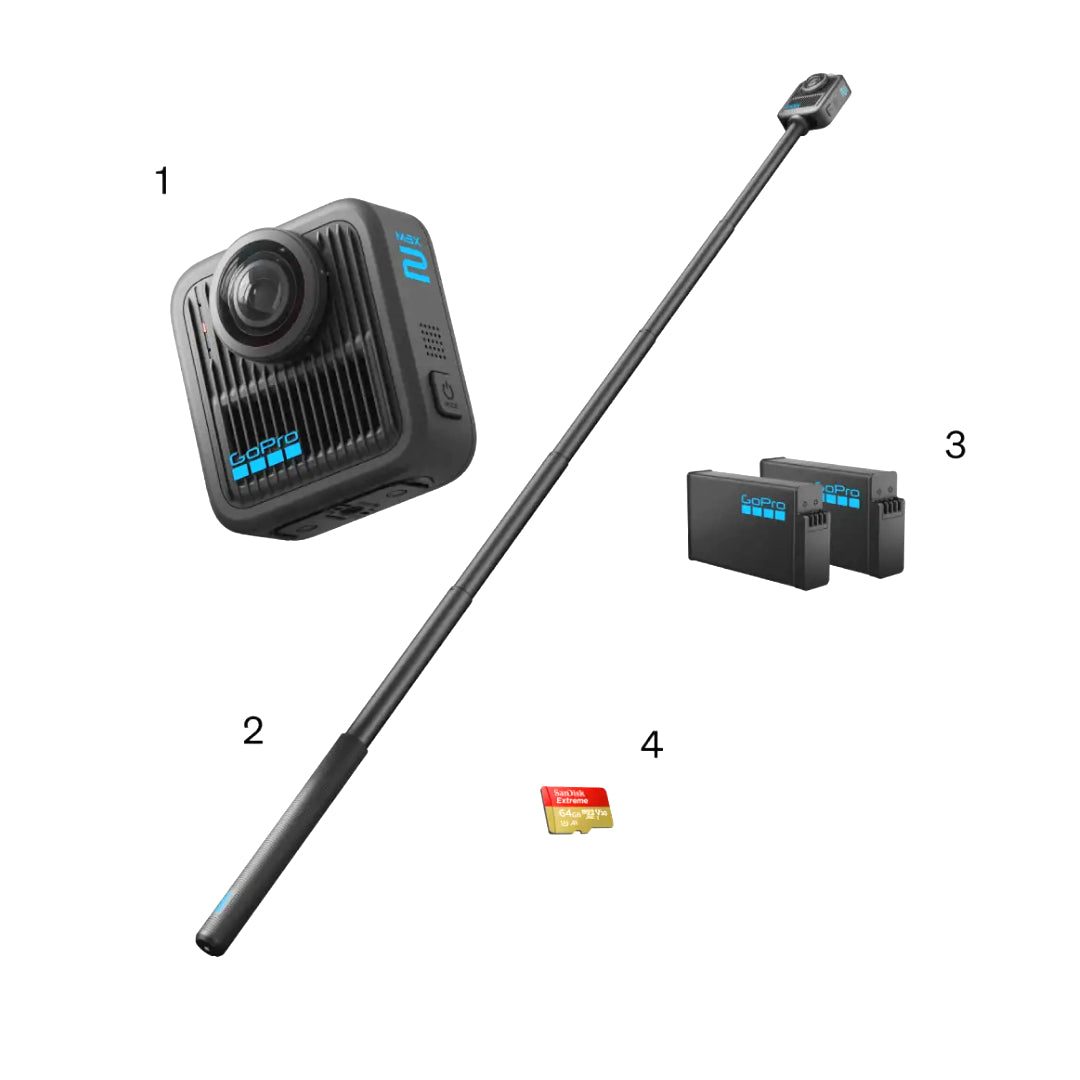 CAMARA MAX 2 8K 360º + ACCESSORIES BUNDLE GOPRO CHDFZ-311-RW