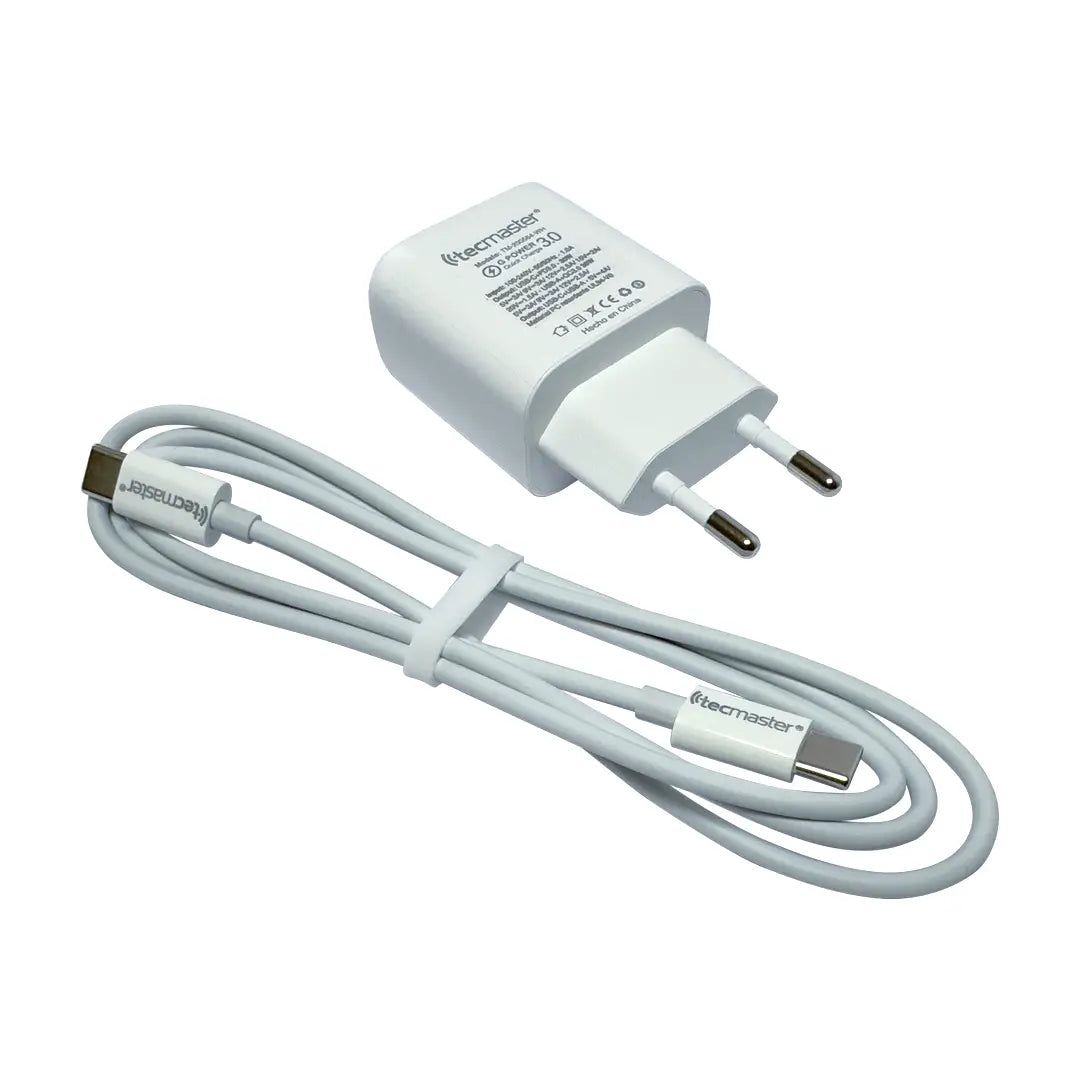 CARGADOR 30W + CABLE USB-C TECMASTER TM-200564