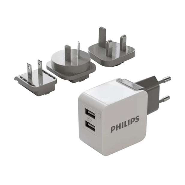CARGADOR TRAVEL UNIVERSAL USB 3.1A/15.5W DLP2220 PHILIPS