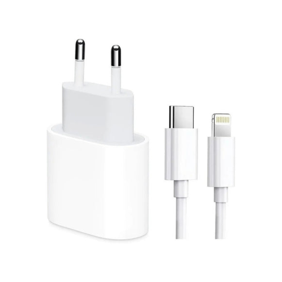 CARGADOR + CABLE TIPO C/LIGHTNING TECNOLAB TL081