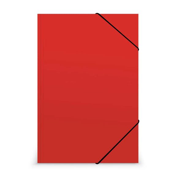 CARPETA CARTULINA ROJO CON ELASTICO (PACK 10) LAVORO 100546