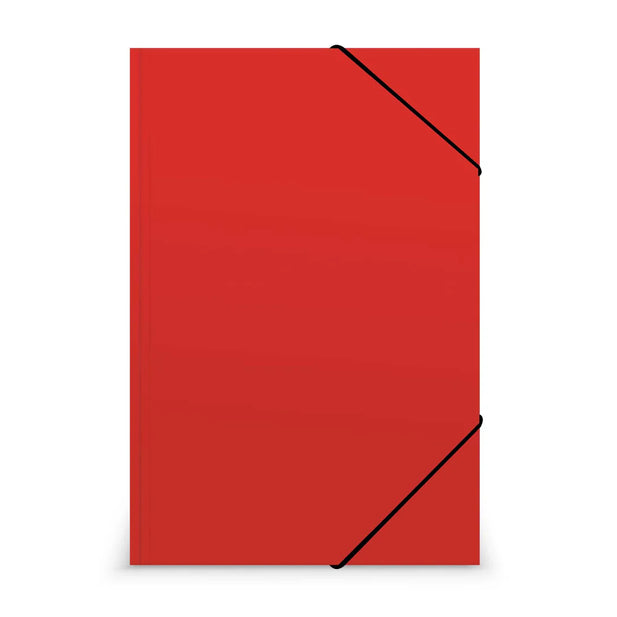 CARPETA CARTULINA ROJO CON ELASTICO (PACK 10) LAVORO 100546
