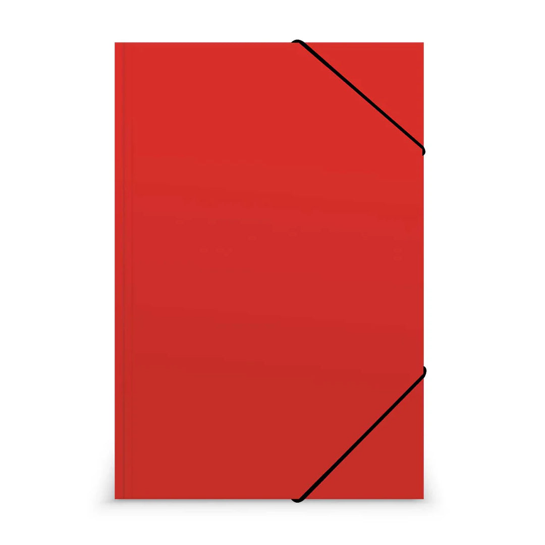 CARPETA CARTULINA ROJO CON ELASTICO (PACK 10) LAVORO 100546