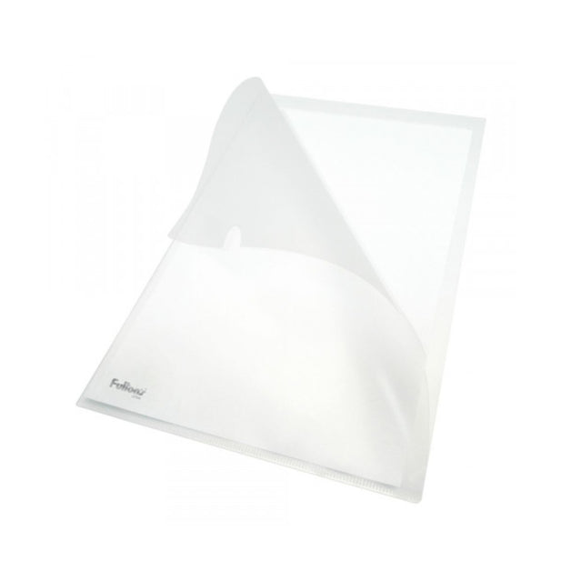 CARPETA PLASTICA DOSSIER VINIL OFICIO TRANSPARENTE (PACK 10) FULTONS 100653