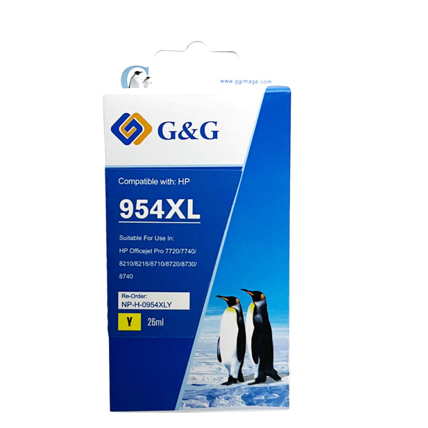 CARTUCHO DE TINTA ALTERNATIVO AMARILLO 954XL G&G
