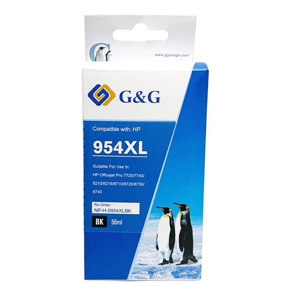 CARTUCHO DE TINTA ALTERNATIVO NEGRO 954XL G&G
