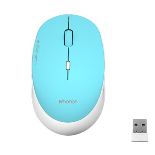 Mouse Meetion Inalámbrico R570 CYAN