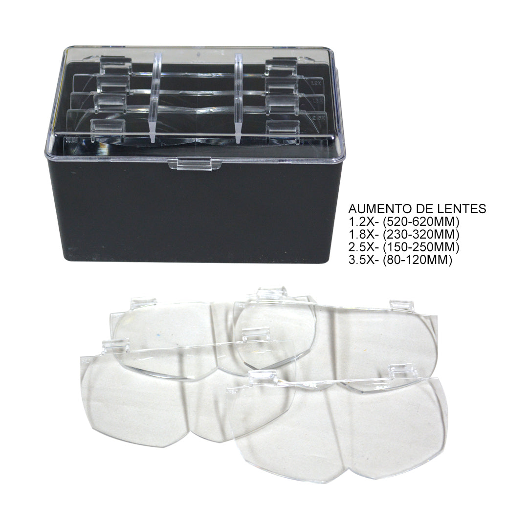 CINTILLO CON LUPA Y LINTERNA LED LUN-6LDX NIKULA